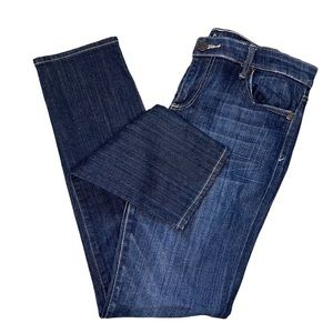 KUT from the Kloth Blue Hi Rise Straight Cotton Jeans Size 10